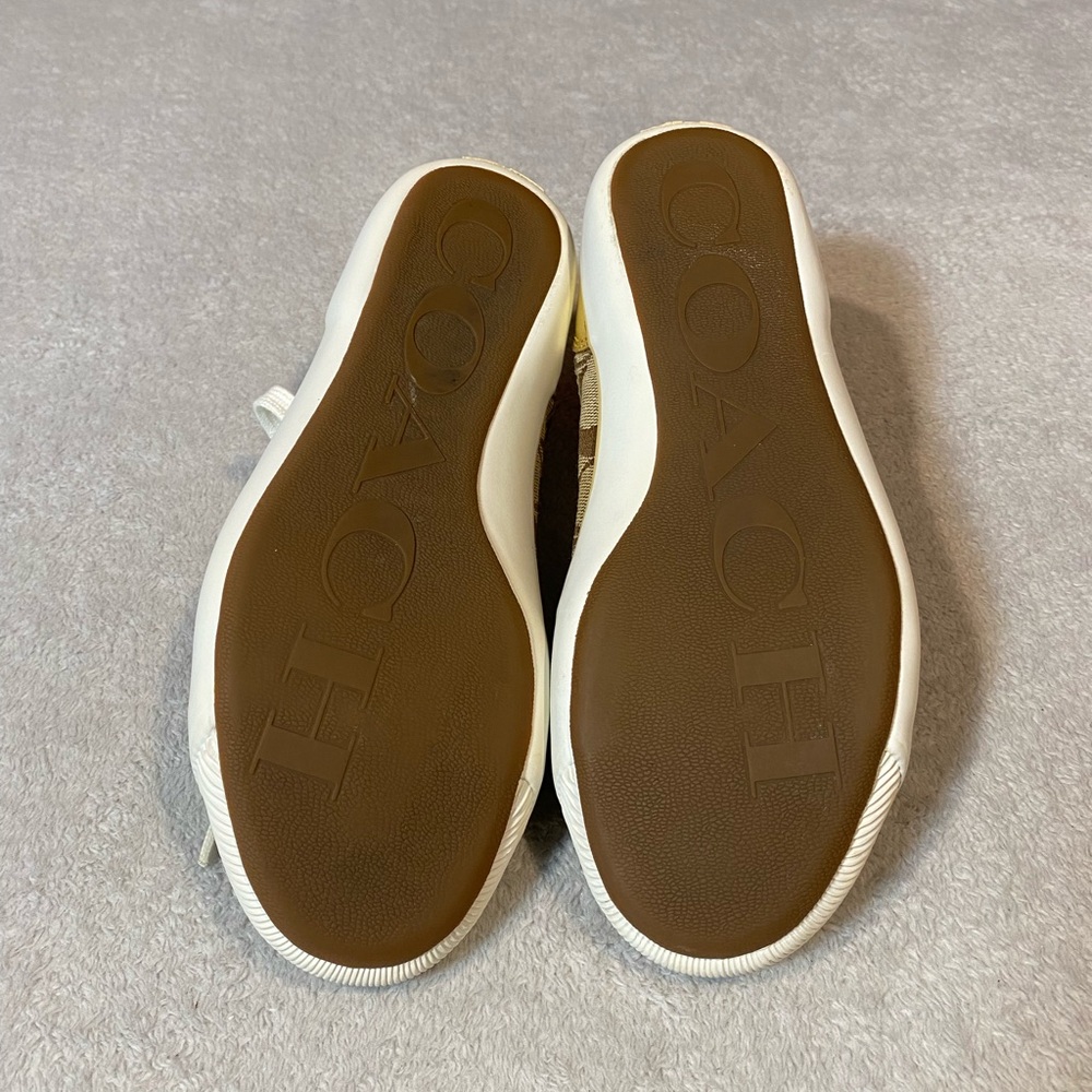 Coach Zorra Sneakers Gold Women’s‎ Size 6B - Picture 5 of 7